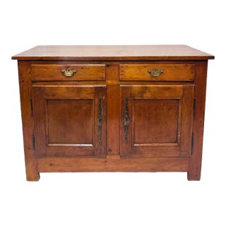 Antique French Pine Server C 1700s For Sale