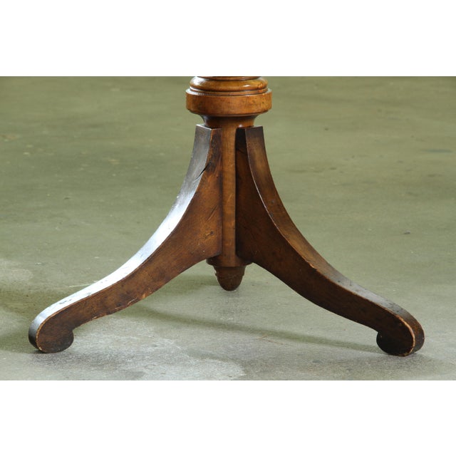Antique Chairs and Canterbury Side Table, 1870s, Set of 3 For Sale - Image 9 of 18