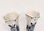Vintage Blue Hand-Painted Floral Vases from Delft, 1920s, Set of 2 For Sale - Image 6 of 18