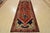 Tribal Karajeh Runner 4’8” X 11’5” Red Wool Vintage Tribal Hand-Knotted Oriental Rug For Sale - Image 3 of 14