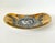 Single Medaglioni Piero Fornasetti Gilt Porcelain Cresent Shaped Catchall Tray For Sale In Cincinnati - Image 6 of 12