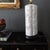 1960s Pierced Porcelain Blanc De Chine Quatrefoil Lamp on Black Base For Sale - Image 11 of 18
