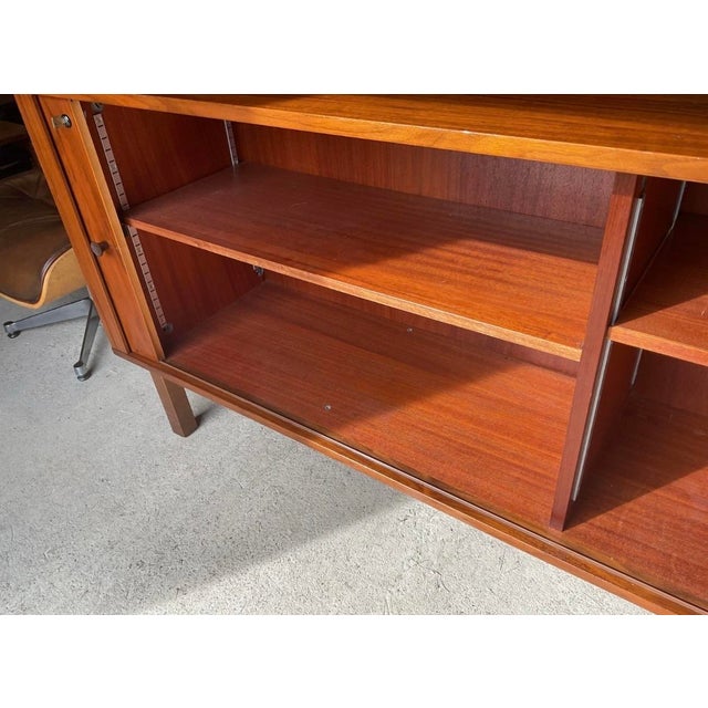 Mid-Century Danish Teak Tambour Sideboard from Danflex Systems, 1970s For Sale - Image 9 of 14