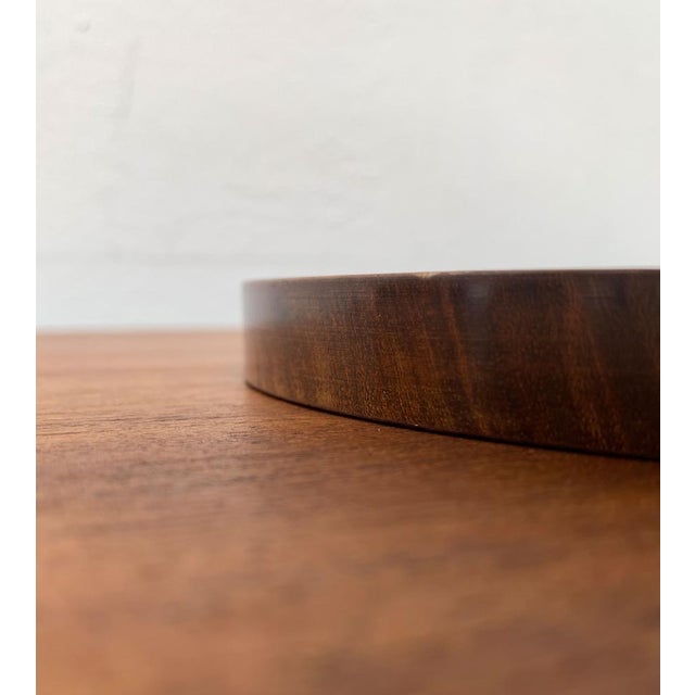 Mid-Century Wooden and Ceramic Plates, 1960s, Set of 2 For Sale - Image 15 of 18