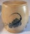 19th C Decorated Stoneware Crock With Flower For Sale - Image 9 of 10