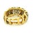 Modern Vintage Italian 18k Gold Diamond Openwork Ring, 2.20 Carats, Circa 1980, Size 6.75 For Sale - Image 3 of 17