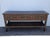 French Country Vintage French Country Red Floral Console Table W a Floral Shelf For Sale - Image 3 of 16