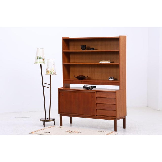 Mid-Century Danish Teak Bookcase with Drawers For Sale - Image 18 of 18