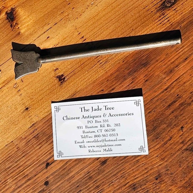 Tan Antique Chinese Elm / Elmwood Altar Cabinet | Sideboard | Server | Sofa Table | Console | Credenza For Sale - Image 8 of 9