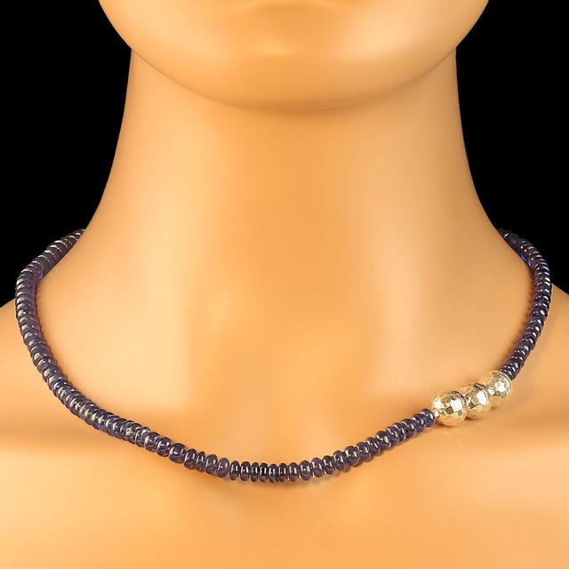 Timeless Elegance: Blue Sapphire and Sterling Silver Necklace Blue sapphires, revered for their celestial beauty and...
