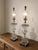 Paul Hanson Pair of Vintage Paul Hanson Crystal Table Lamps With Marble Bases For Sale - Image 4 of 5