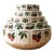 Vintage Strawberry Bowls - Set of 5 For Sale