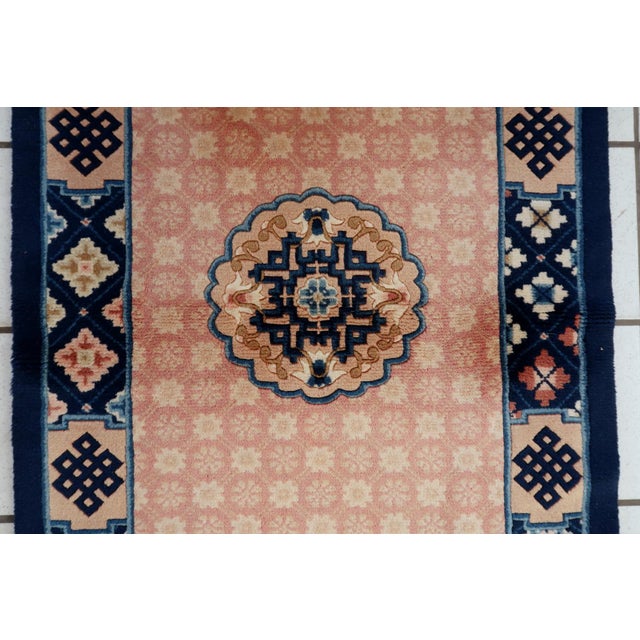 1930s, Antique Chinese Art Deco Rug 2 X 4' For Sale - Image 11 of 12