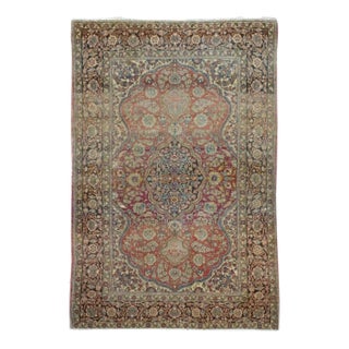 Antique Tehran Rug 4'6'' x 6'10'' For Sale