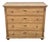 Pine Central European Chest of Four Drawers For Sale