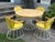 1960s Max Stout Sculptural Wrought Iron Patio Dining Set – Round Table + 4 Hoop Chairs, Atomic Modern For Sale - Image 14 of 14