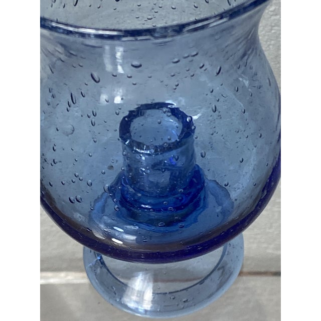 Bubble Glass Tealight Holder from Biot, 1970s For Sale - Image 4 of 8