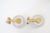Metal Brass and Glass Sconces by Carl Fagerlund for Orrefors, Sweden, 1960s, Set of 2 For Sale - Image 7 of 15