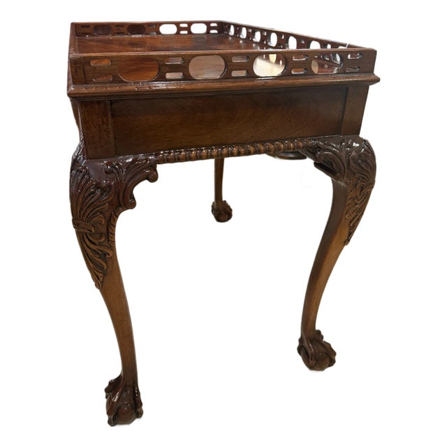 Council Craftsman Mahogany Tea Table For Sale