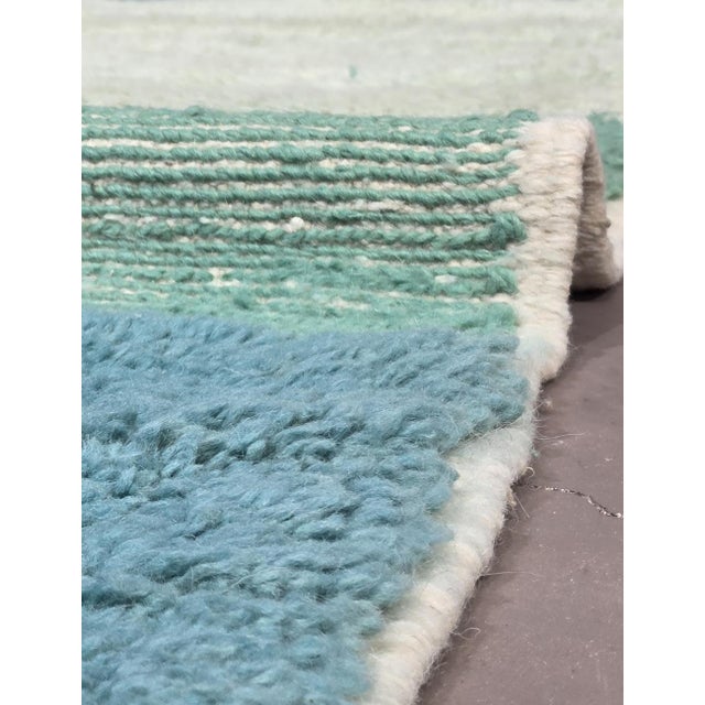 2020s Green Contemporary Wool Rug - 11.5 X 8 Ft For Sale - Image 5 of 6