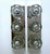 Silver Large Space Age Glass Sconces from Peill & Putzler, 1970s, Set of 2 For Sale - Image 8 of 18