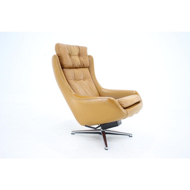 1970s Leather Adjustable Armchair from Peem, Finland, 1970s For Sale - Image 5 of 18