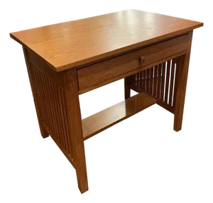 Mission / Arts and Crafts Solid Oak Writing Desk - 36 Inch