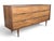 Wood Restored Mid-Century Modern Walnut 9-Drawer Dresser With Recessed Pulls For Sale - Image 7 of 12