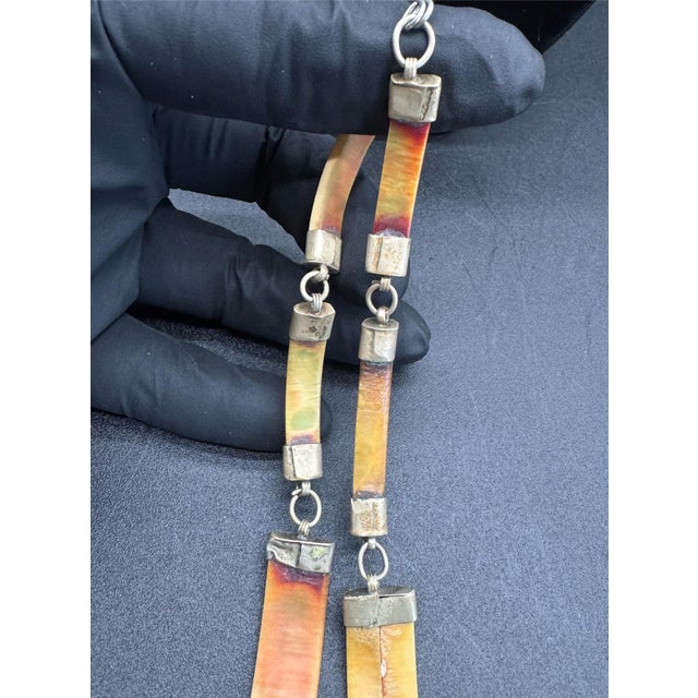 1960s African Wild Warthog Tusk Necklace For Sale - Image 16 of 16