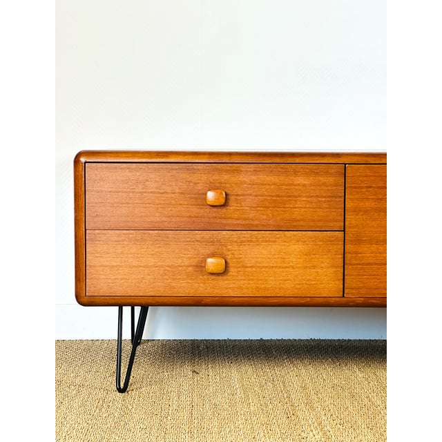 Wood Scandinavian Teak Sideboard, 1960s For Sale - Image 7 of 18