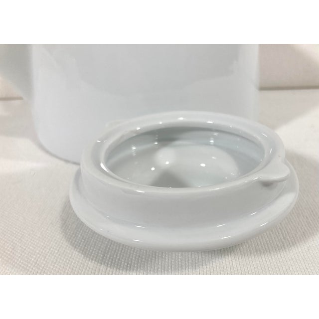 Wood Minimalist Modern "Bree" Ceramic Tea Set by Aaron Probyn for Crate & Barrel For Sale - Image 7 of 15