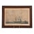19th Century Maritime Engraving in Oak Frame For Sale