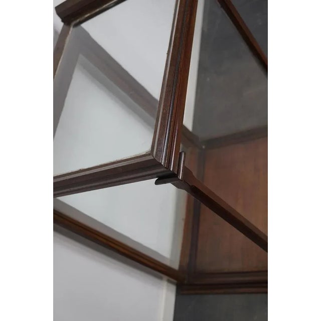Victorian Mahogany Museum Display Cabinet For Sale - Image 5 of 12