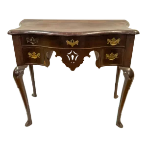 19th Century Continental European Dutch Queen Anne Low Boy or Dressing Table