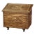 Early 20th Century French Repoussé Brass Fireplace Wood Box on Casters For Sale