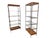 Mid-Century Modern Mid-Century Modern Chrome & Walnut Etageres - Set of 2 For Sale - Image 3 of 8