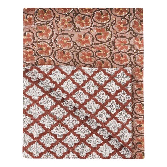 Hibiscus Queen Coverlet (88x92) Natural For Sale