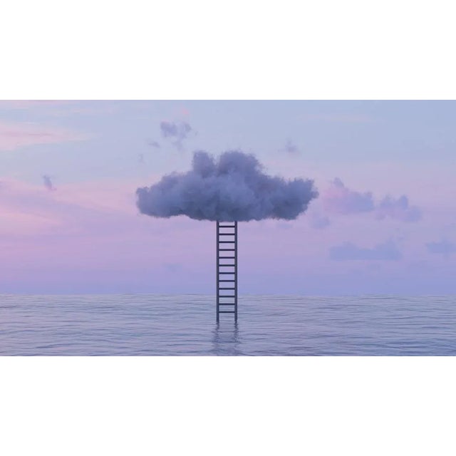 Akinbostanci, Stairs to the Clouds, Ladder of Success Concept, Photograph, in Flawless conditions. Designed from 2000 This...