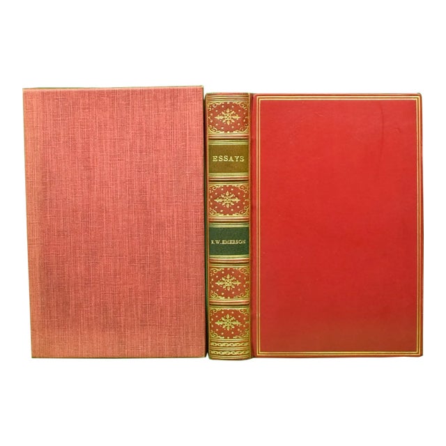"Essays" 1929 Emerson, Ralph Waldo- Set of 2 For Sale