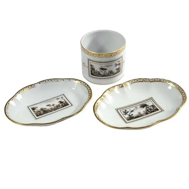 Italian Porcelain Fiesole Set by Richard Ginori, 1960s, Set of 3 For Sale - Image 12 of 12