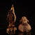 Copper Brass Rooster and Wealth Toad (Jinchan) Fortune Set - High-Relief Chiseled Copper Coin-Bringing Figurines For Sale - Image 8 of 9