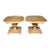 Mid 20th Century Thomasville French Empire, Hollywood Regency Style Carved Art Deco Side End Tables - Pair For Sale