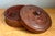 Vintage Round Burl Wood Storage Box For Sale - Image 12 of 12