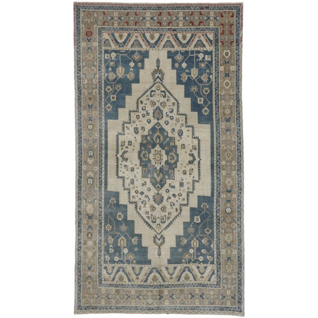 Vintage Turkish Oushak Rug - 05'09 X 10'06 For Sale - Image 9 of 9