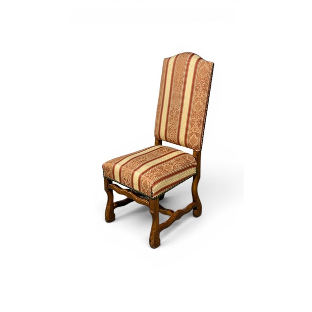 Ralph Lauren Set of 8 Attributed to Ralph Lauren Louis XIV Dining Chairs For Sale - Image 4 of 10