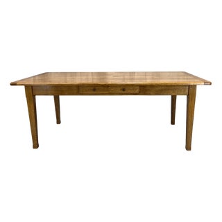 Mid-Century Modern Taper Leg Dining Table, 1930s For Sale
