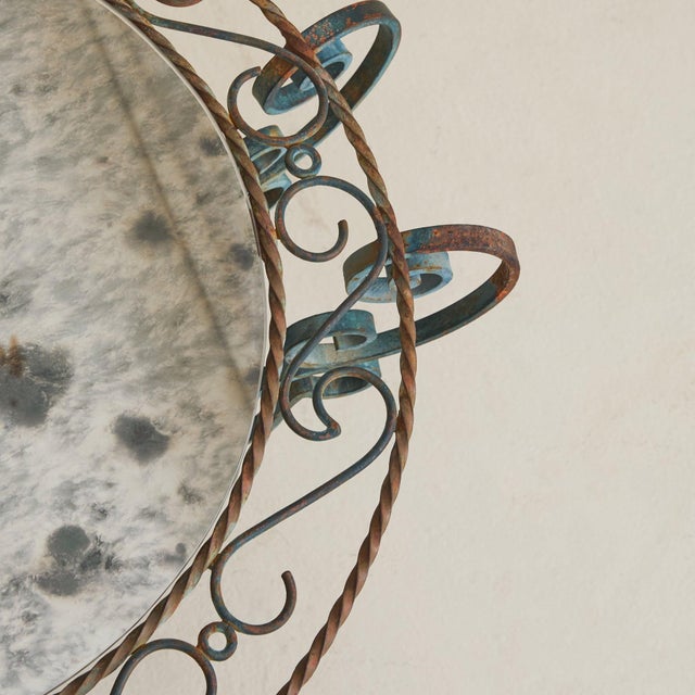 1960s French Hand-Forged Iron Coffee Table, 1960s For Sale - Image 5 of 11