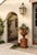 Vintage Italian Terracotta Garden Urn on Pedestal For Sale - Image 9 of 12