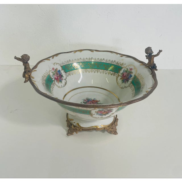 1950s Vintage Centerpiece, Limoges, 1950s For Sale - Image 5 of 8