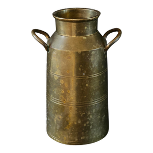 Vintage Copper Milk Can – Rustic Farmhouse Decor – Primitive Style